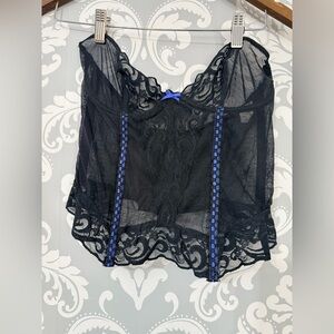 4/$25 • Suzanne Sheer Lace Bustier